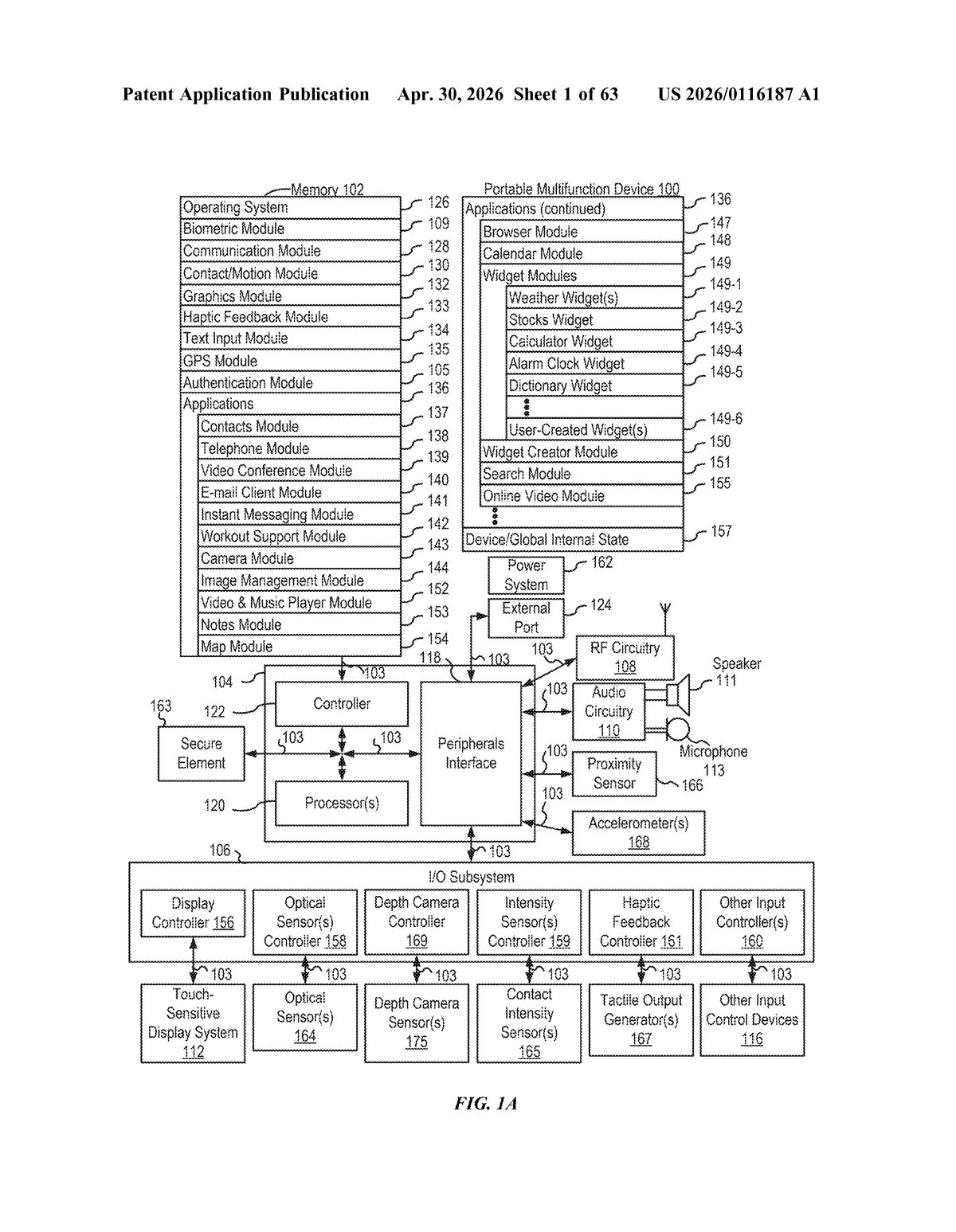 Apple Patent: Unified Hybrid Vehicle Power Gauge — figure from US 2026/0116187 A1