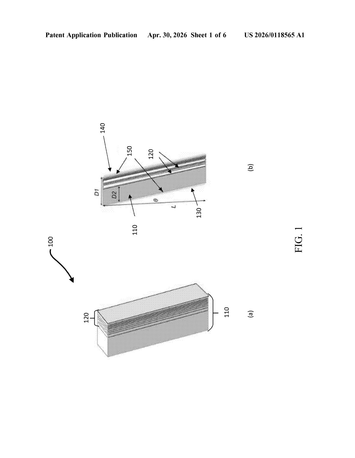 Google Patent: Compact Fiber Dispersion Fix Using CVBG — figure from US 2026/0118565 A1