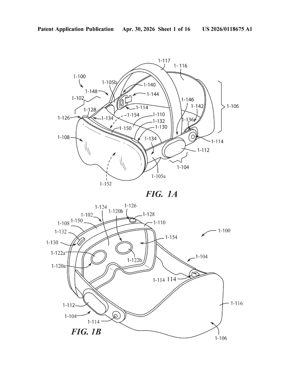 Apple Patent: Wearable Breathing Monitor Using Light — figure from US 2026/0118675 A1