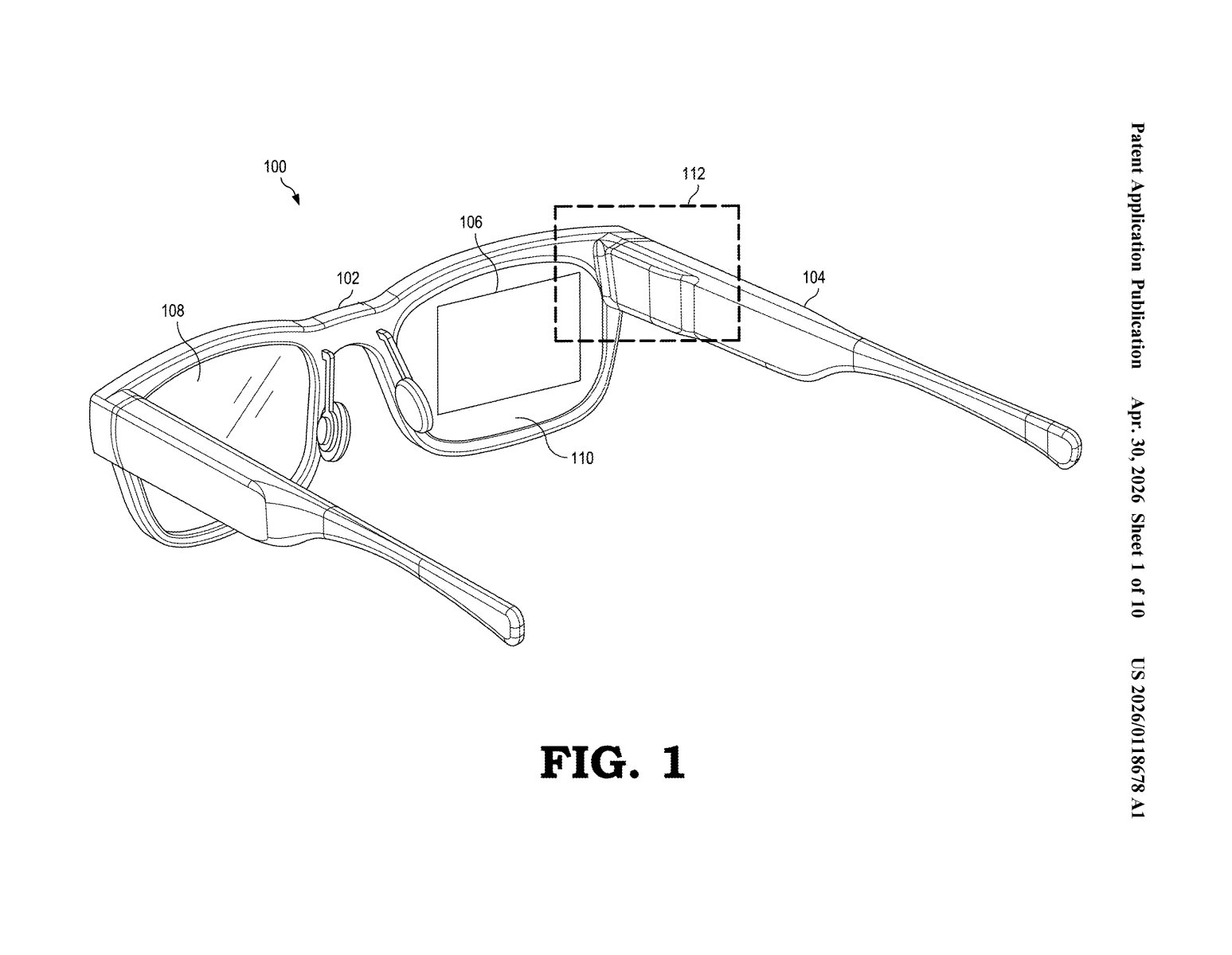 Google Patent: Dual-Pupil Prism for AR Waveguide Displays — figure from US 2026/0118678 A1
