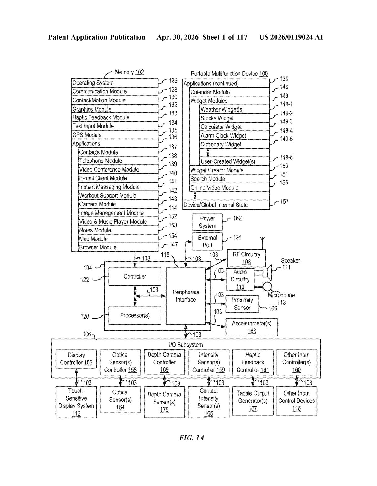 Apple Patent: iPhone Sleep Mode Switching & Consistency Tracking — figure from US 2026/0119024 A1