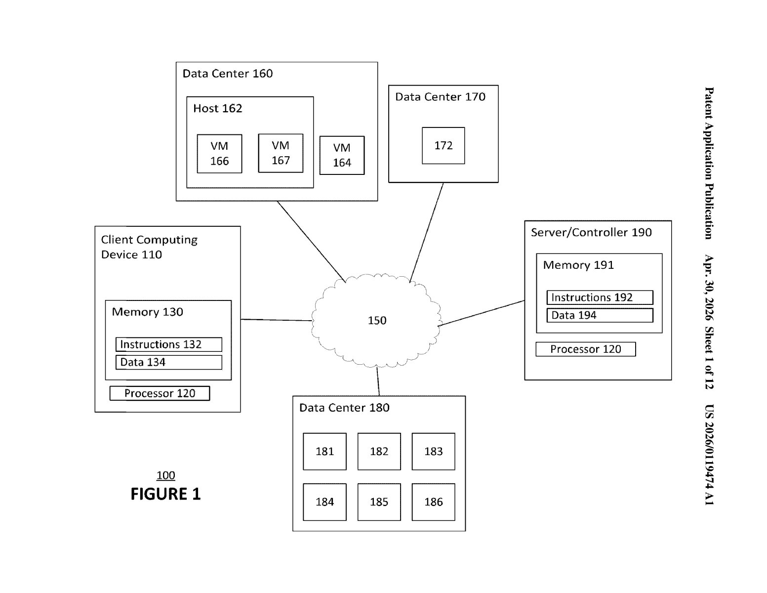 Google Patent: Smarter Database Index Cosharding at Scale — figure from US 2026/0119474 A1