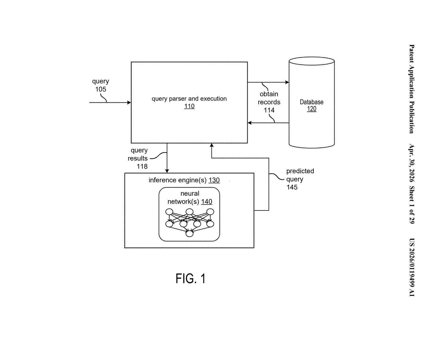 Nvidia Patent: Neural Network Auto-Corrects Database Queries — figure from US 2026/0119499 A1