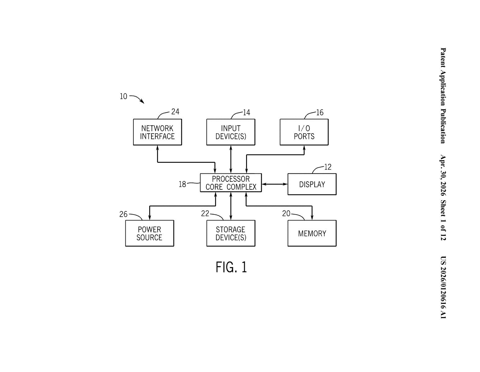 Apple Patent: Fixing Pixel Crosstalk in Displays — figure from US 2026/0120616 A1