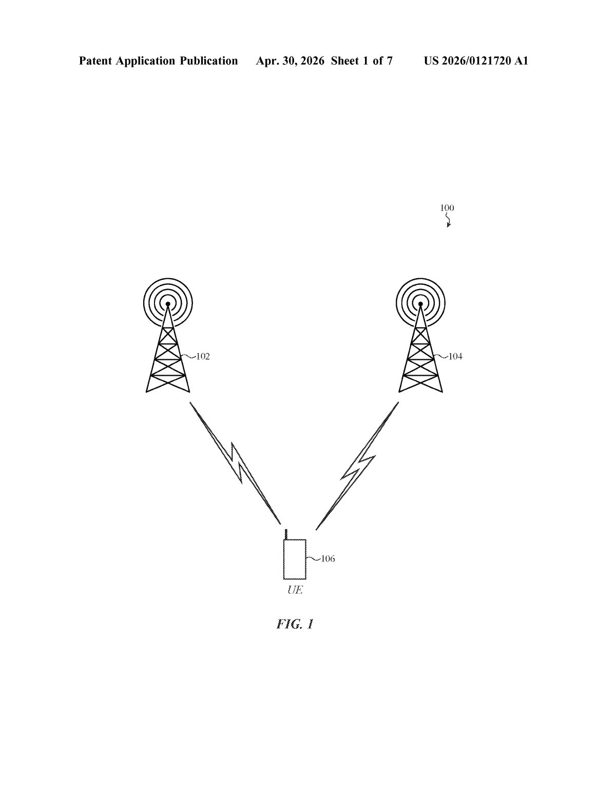 Apple Patent: iPhones Self-Report 5G Signal Complexity — figure from US 2026/0121720 A1