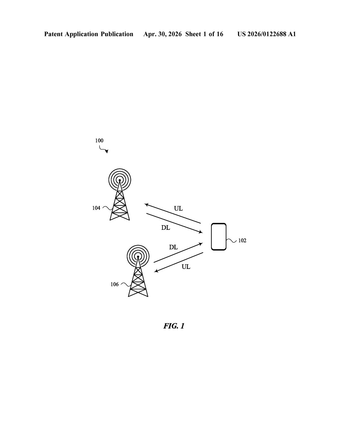Apple's Faster Cell Tower Handoff Patent Explained — figure from US 2026/0122688 A1