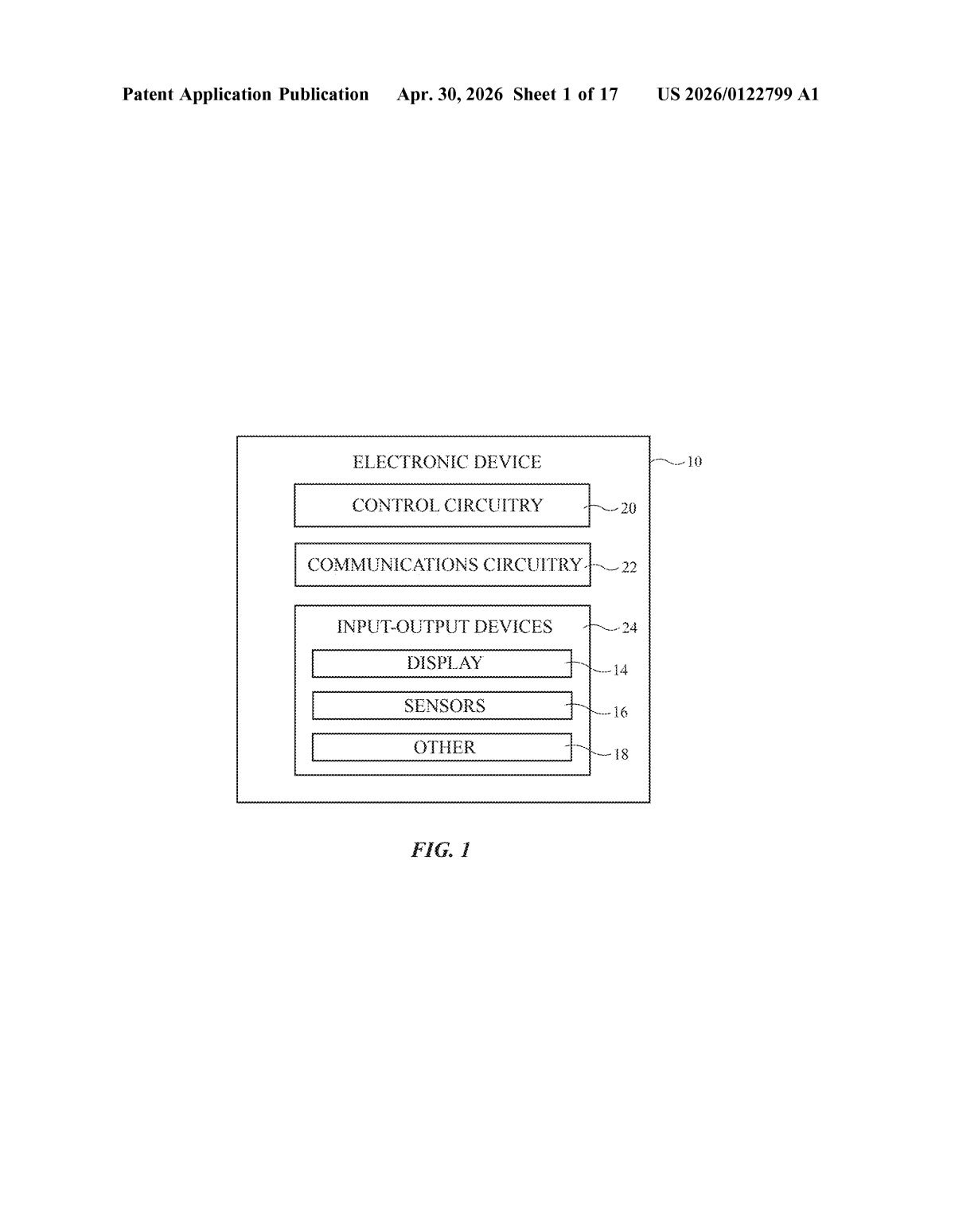 Apple's Foldable iPhone Patent: Active Screen Stress System — figure from US 2026/0122799 A1