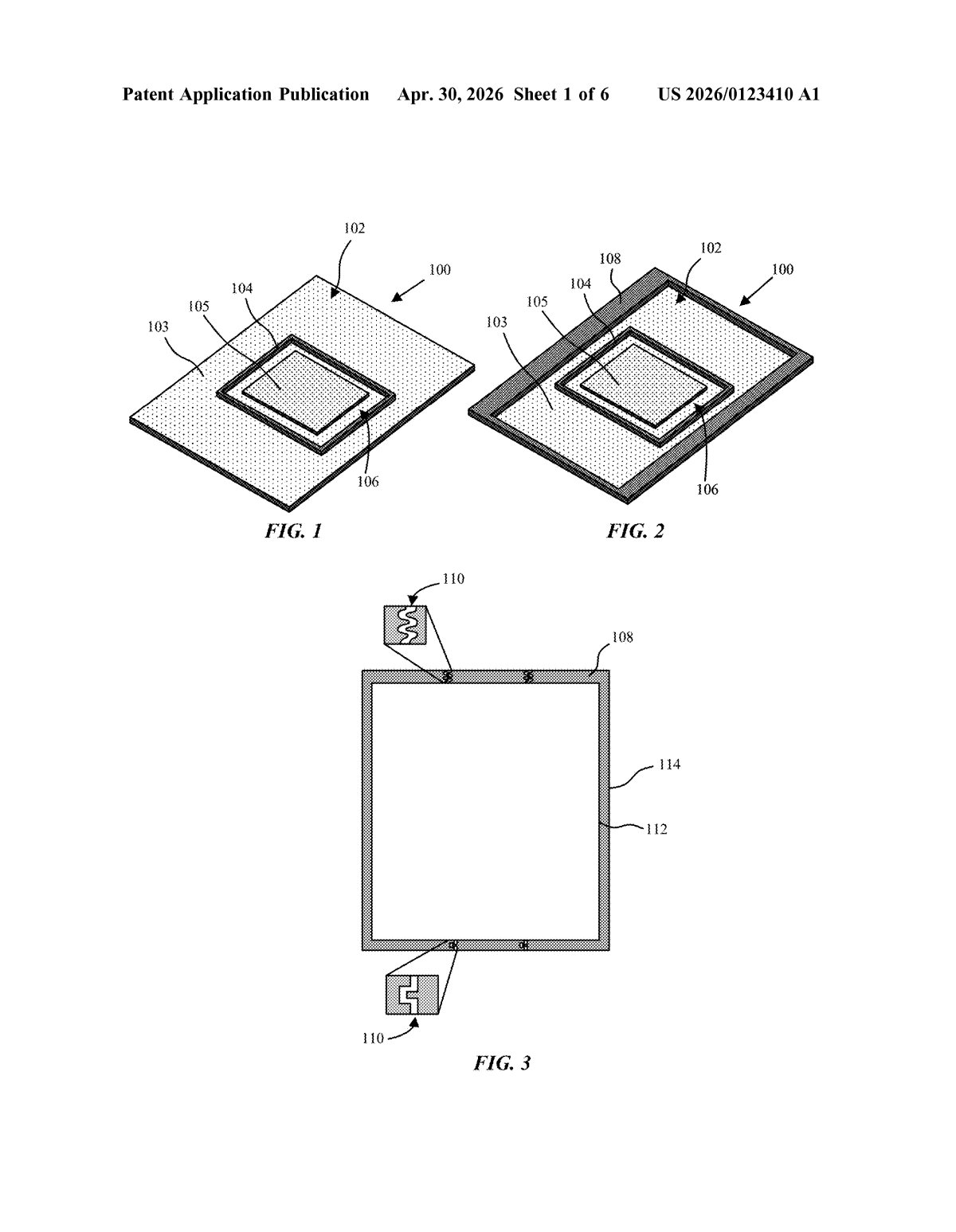 Apple Patent: Liquid Metal Thermal Paste Containment Lid — figure from US 2026/0123410 A1