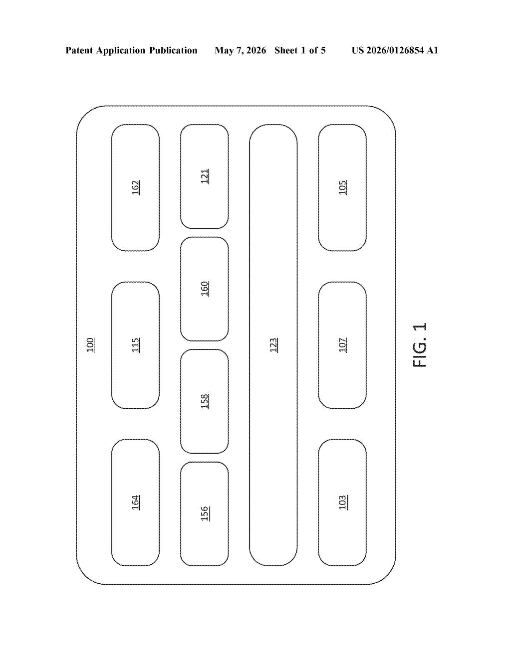Apple Patent: Eye-Tracking Motion Compensation Display — figure from US 2026/0126854 A1