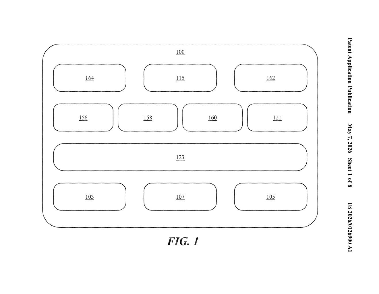 Apple Patent: Context-Aware Display Control UI Explained — figure from US 2026/0126900 A1