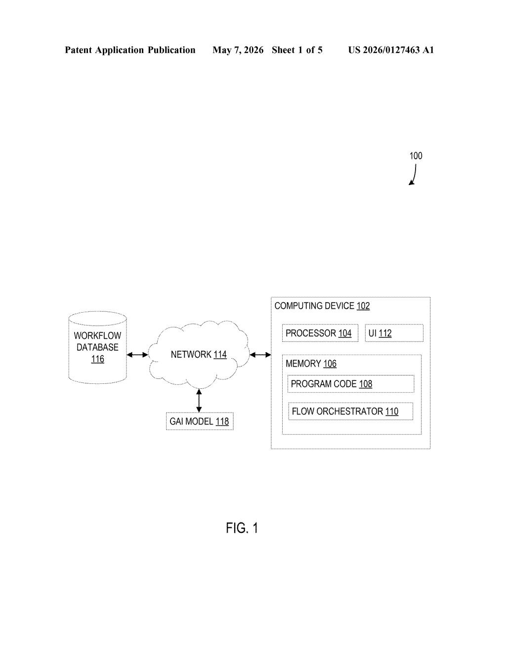Microsoft Patent: AI Agents That Reorder Themselves Mid-Task — figure from US 2026/0127463 A1