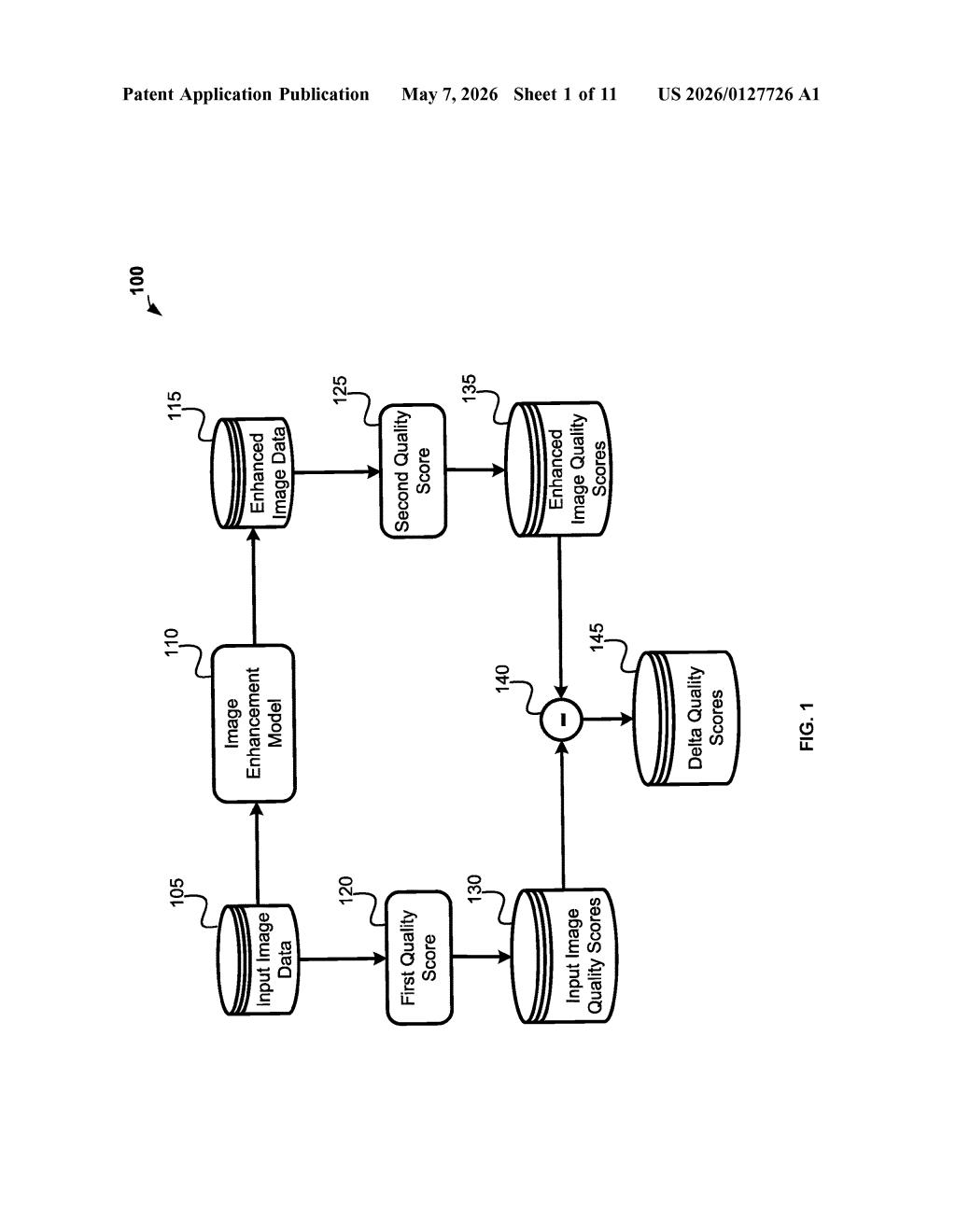 Google Patent: ML Model Decides Which Photos Need Fixing — figure from US 2026/0127726 A1