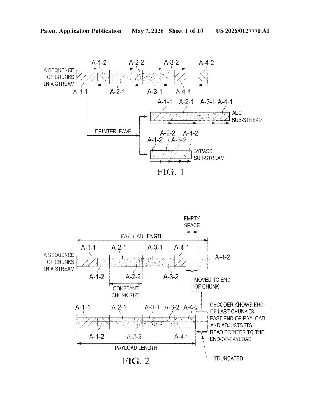Apple Patent: Interleaved Chunked Entropy Stream Encoding — figure from US 2026/0127770 A1