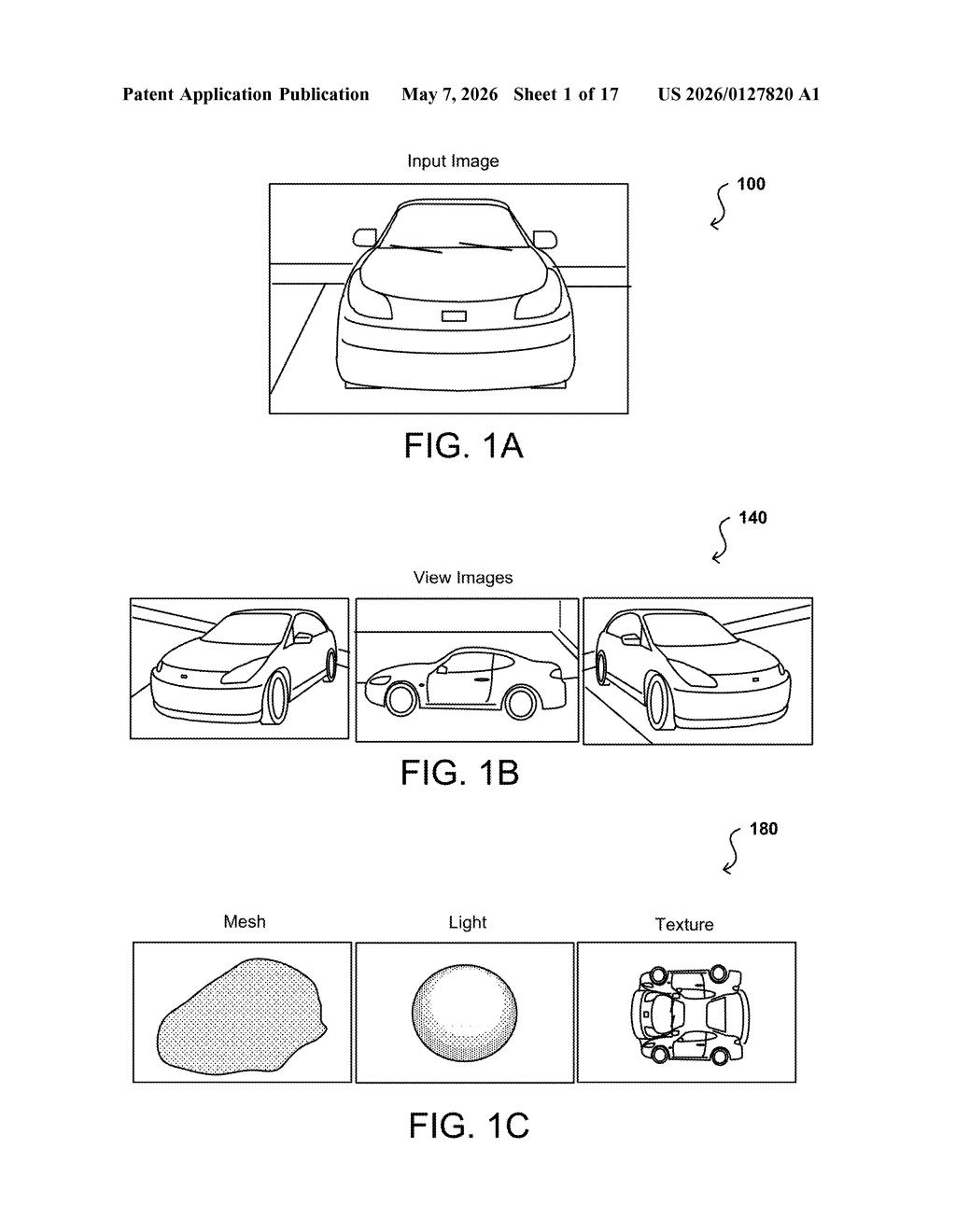 Nvidia Patent: Neural Rendering for Inverse Graphics AI — figure from US 2026/0127820 A1
