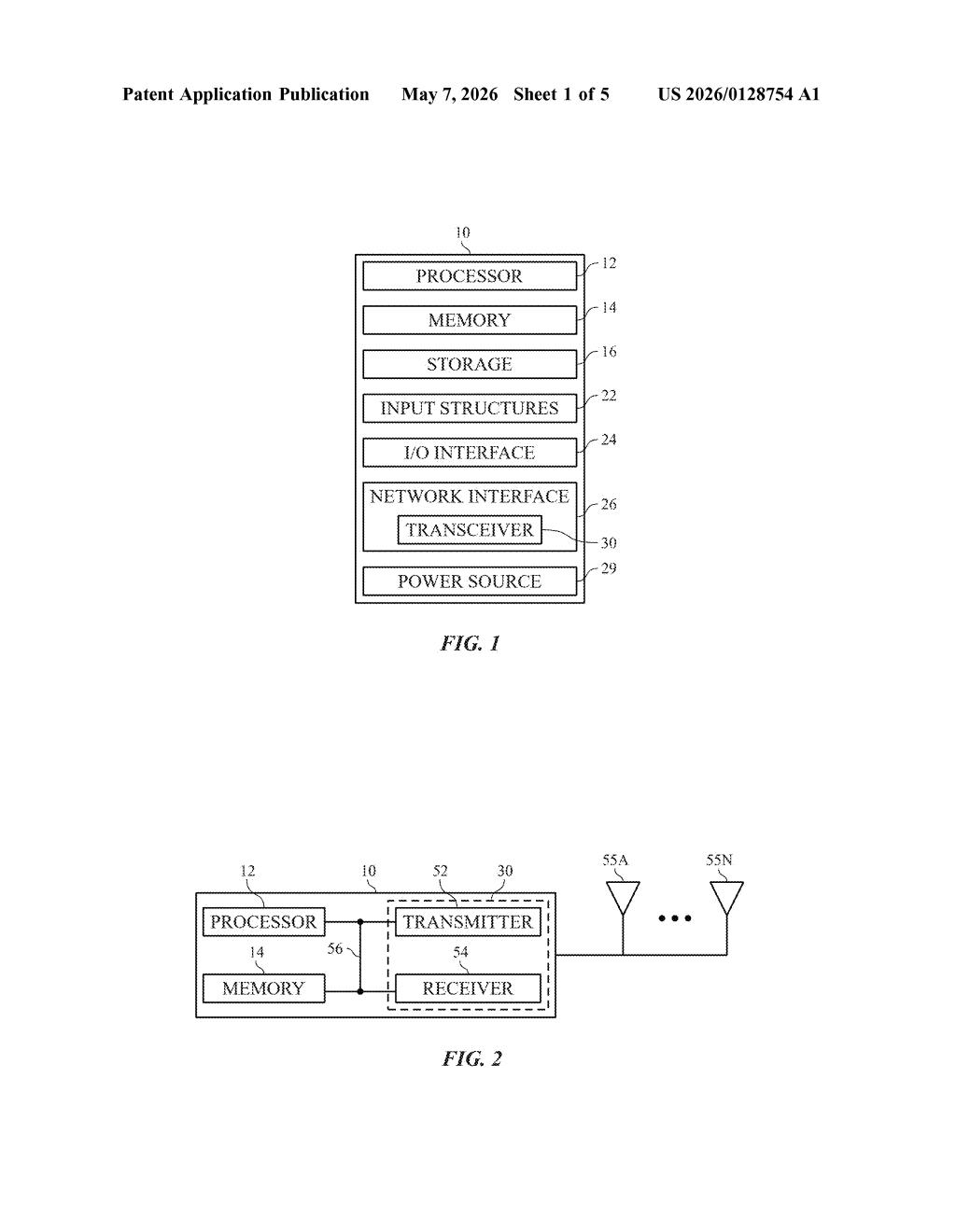 Apple Patent: Smart RF Coexistence for Accessories — figure from US 2026/0128754 A1