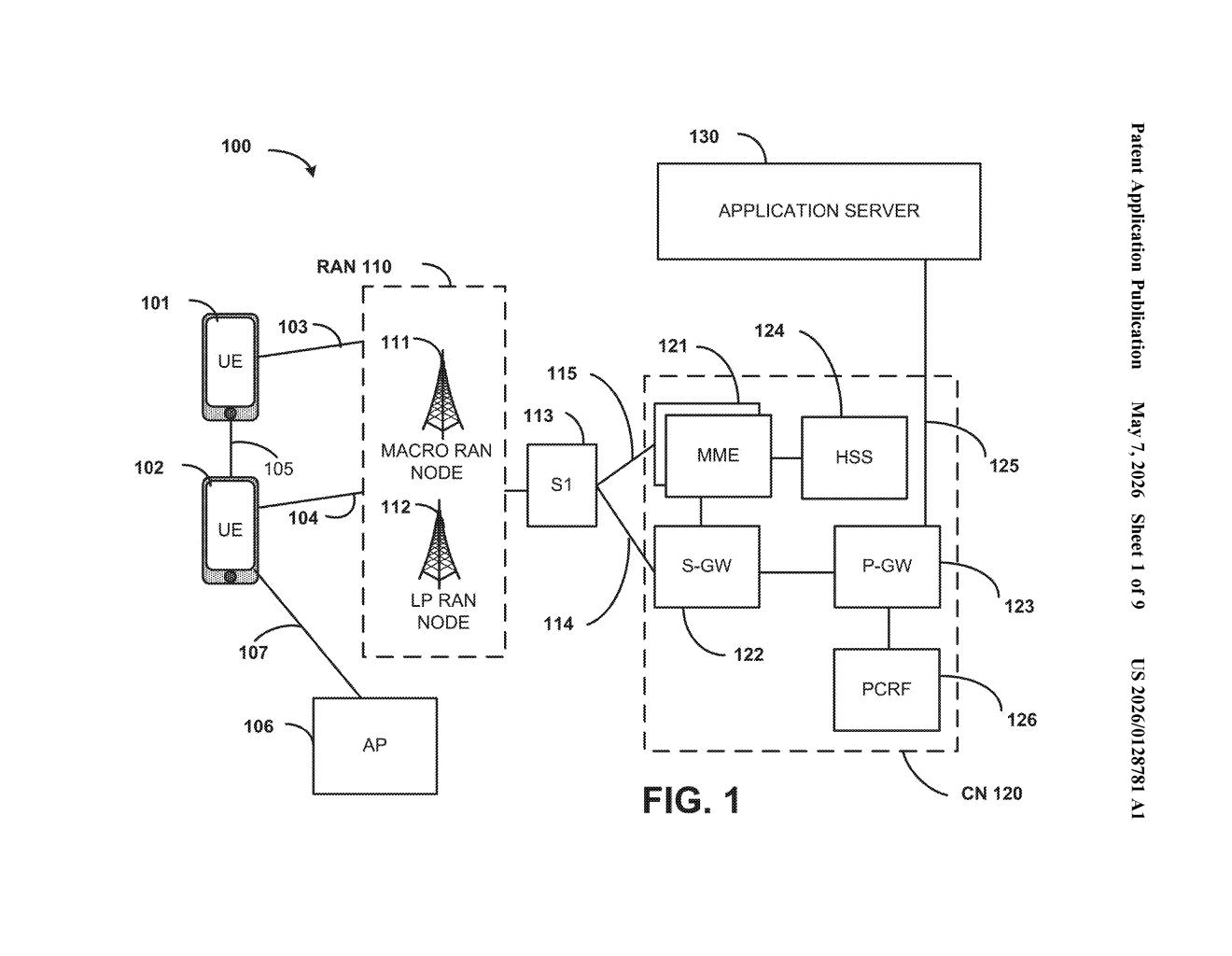 Apple Patent: 5G Beam Recovery Frame Structure Explained — figure from US 2026/0128781 A1