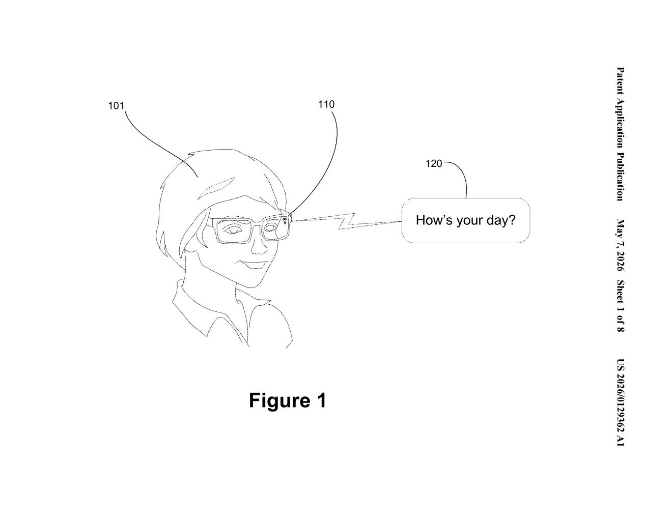 Meta Patent: Spectrum-Based Smart Volume for AR Glasses — figure from US 2026/0129362 A1