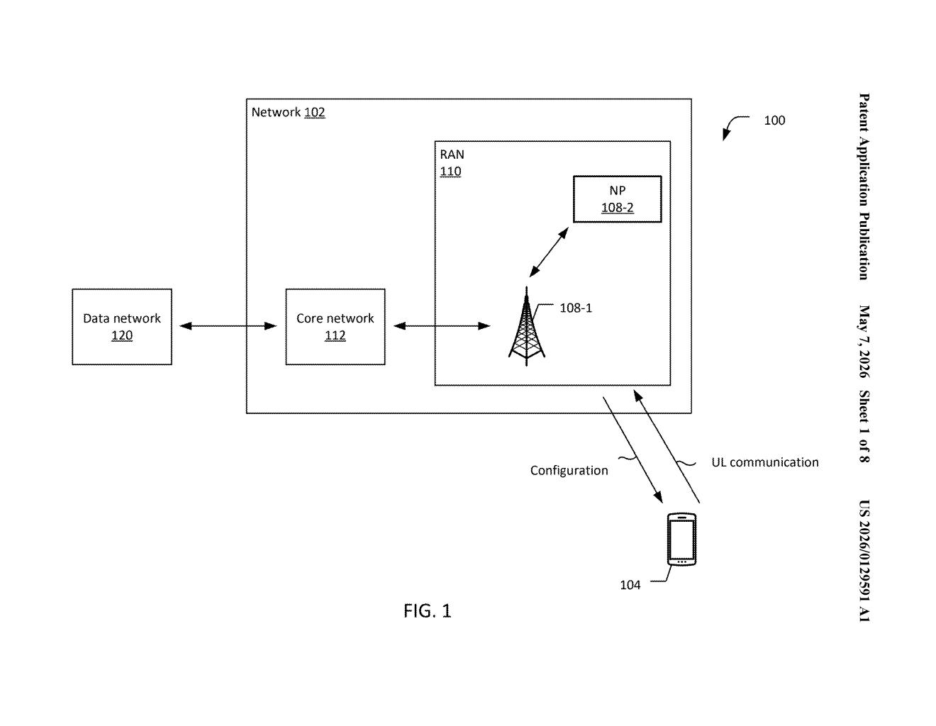 Apple Patent: Dynamic Max Transmit Power for 5G UE — figure from US 2026/0129591 A1