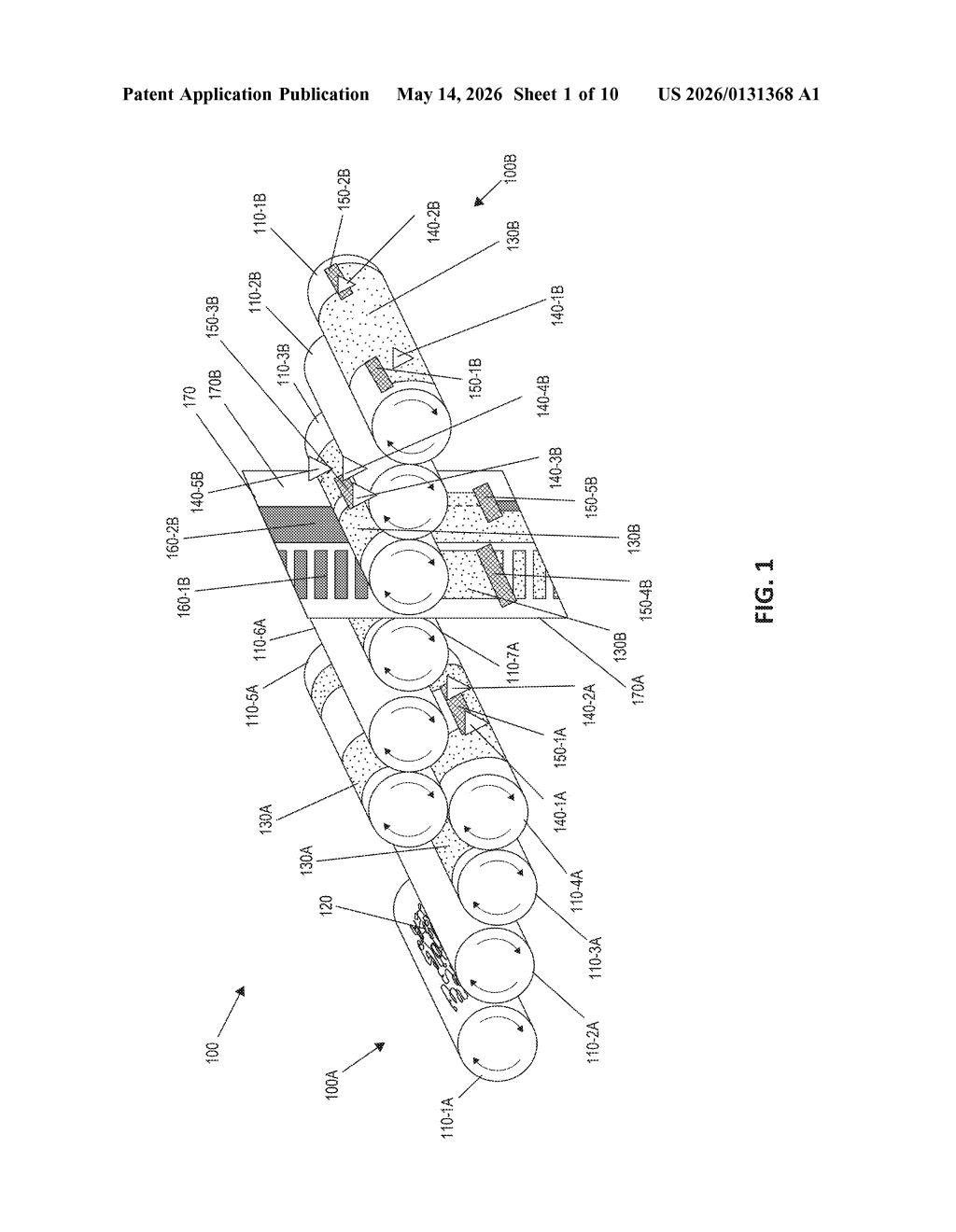 Tesla Patent: Dry Electrode Film Trimming System — figure from US 2026/0131368 A1