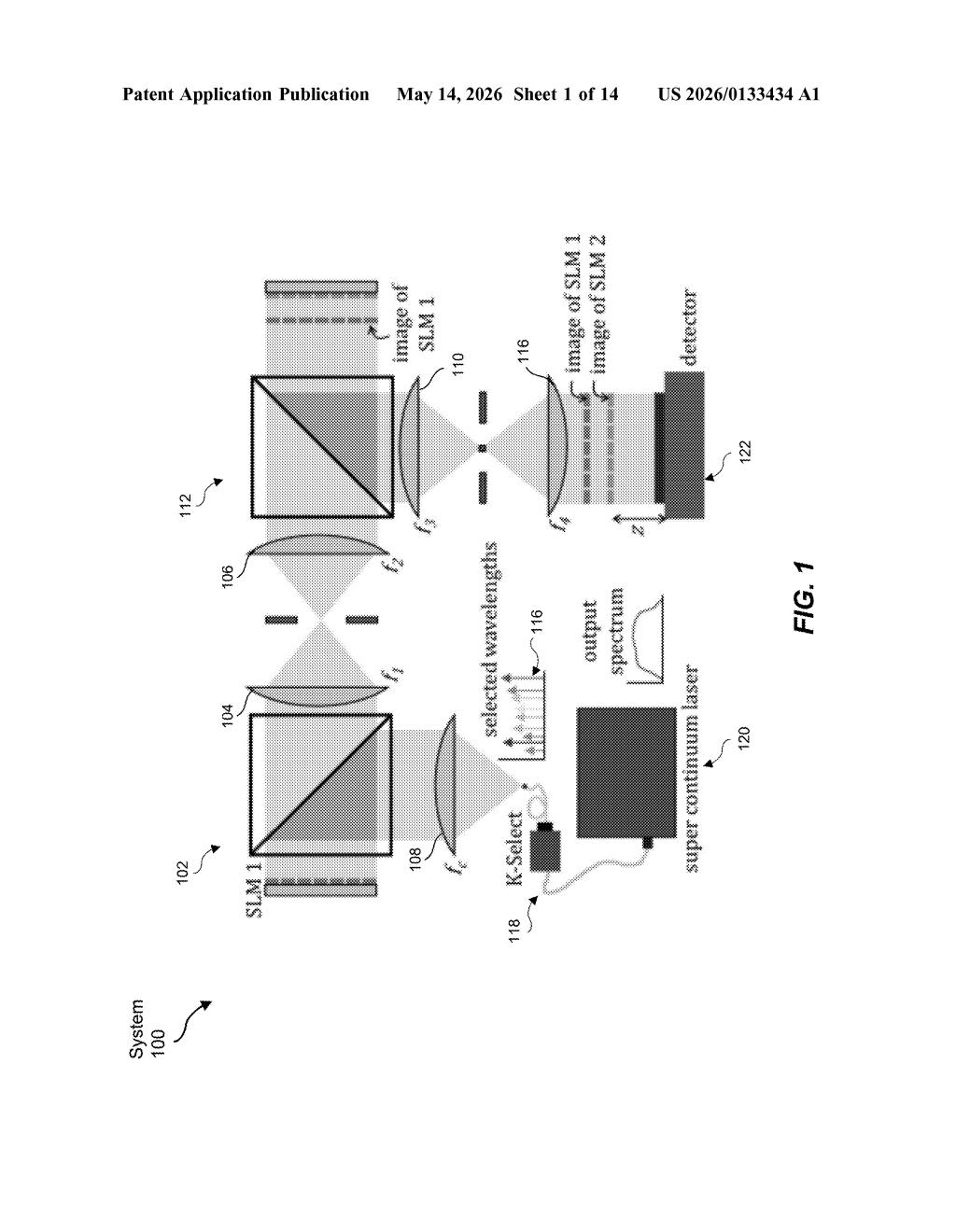 Meta Patent: Polychromatic Holographic Display Speckle Fix — figure from US 2026/0133434 A1