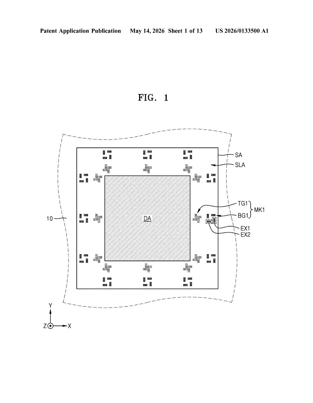 Samsung Patent: Advanced Overlay Metrology for Chip Manufacturing — figure from US 2026/0133500 A1
