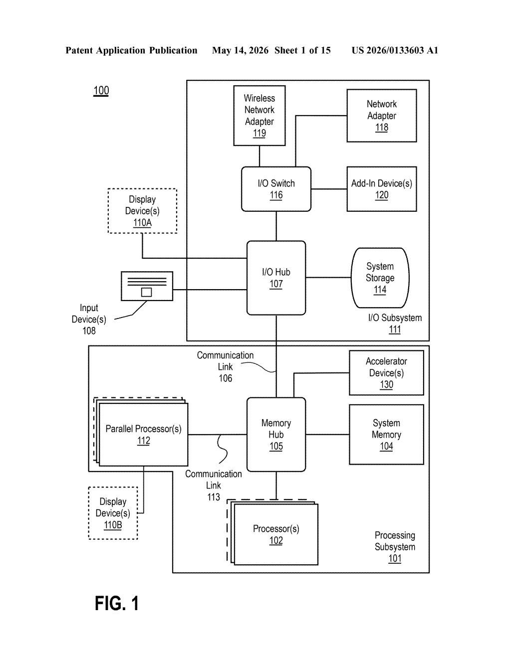 Intel Patent: Nanosecond-Precision Network Telemetry Sync — figure from US 2026/0133603 A1