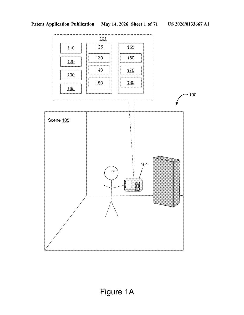Apple Patent: Multiview 3D Content Display Methods — figure from US 2026/0133667 A1