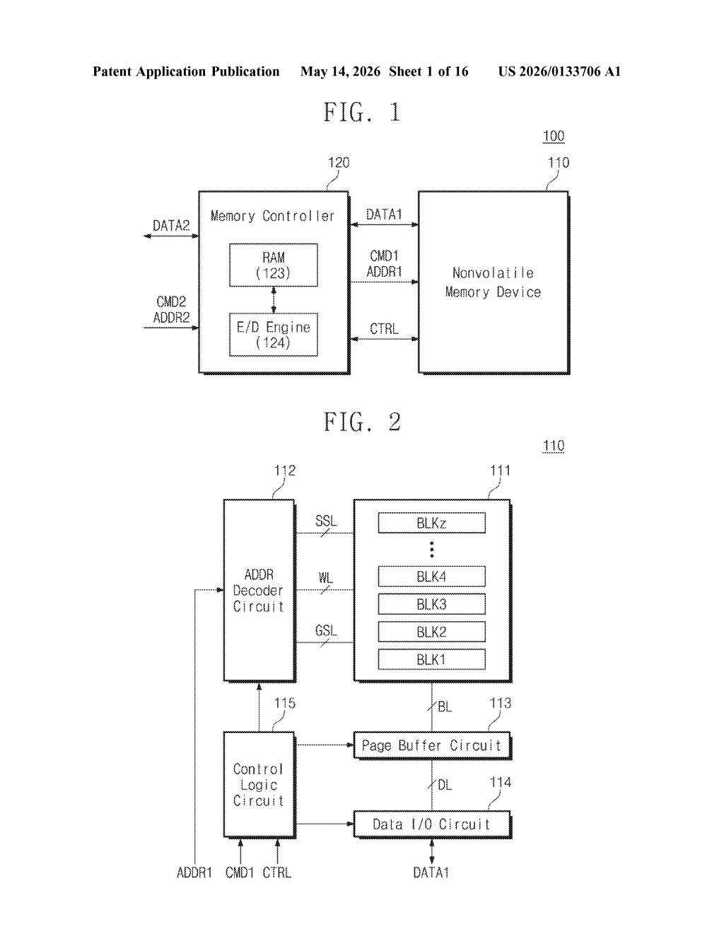 Samsung Patent: Shaped Coding for Flash Storage Devices — figure from US 2026/0133706 A1