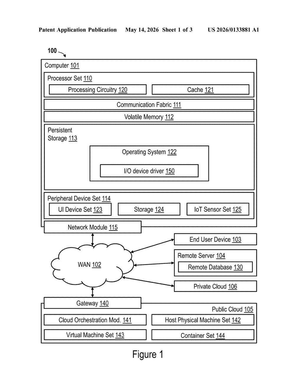 IBM Patent: Non-Disruptive I/O Fault Isolation Explained — figure from US 2026/0133881 A1