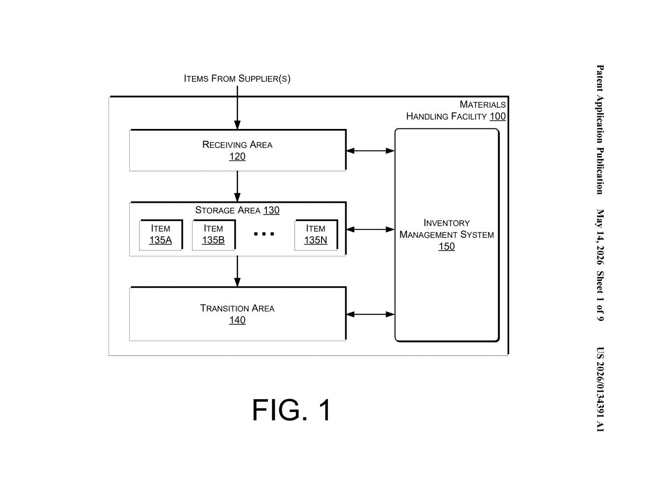 Amazon Patent: Automatic Item Return Detection Explained — figure from US 2026/0134391 A1