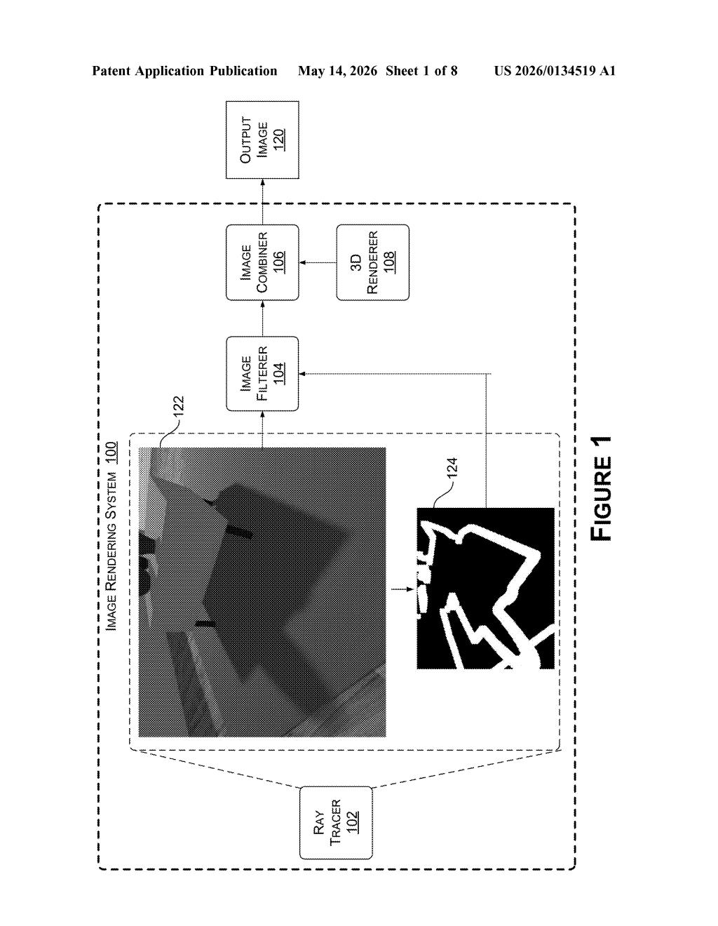 Nvidia Patent: Smarter Shadow Denoising in Ray Tracing — figure from US 2026/0134519 A1