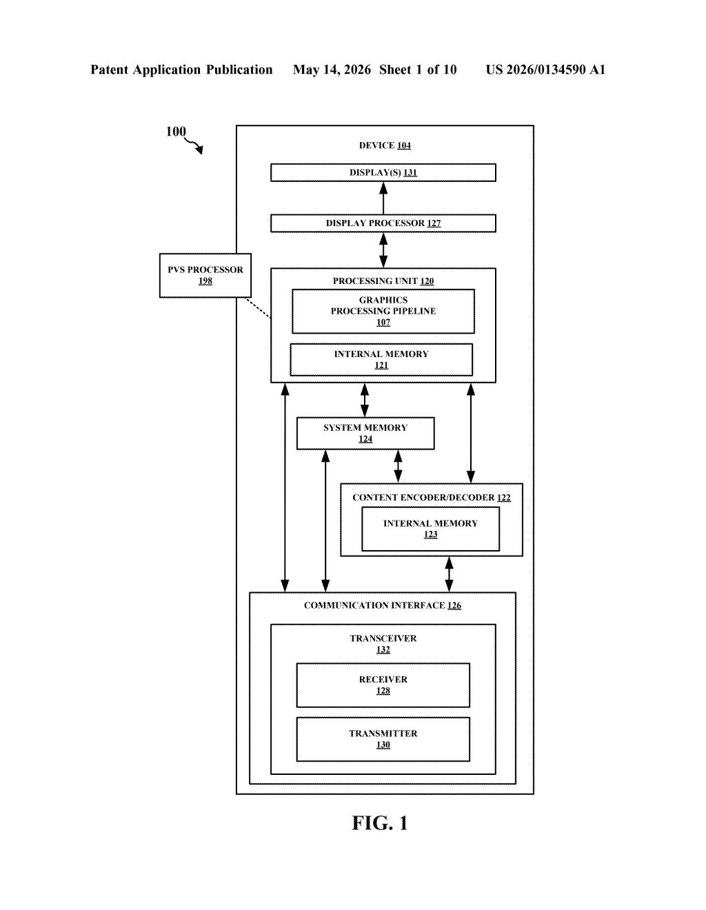 Qualcomm Patent: Split Rendering Error Recovery Over UDP — figure from US 2026/0134590 A1