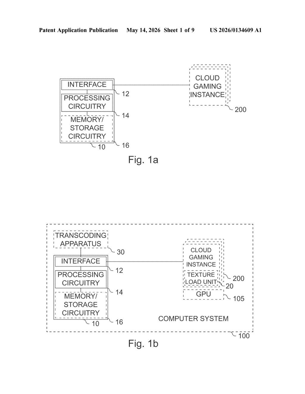 Intel Patent: GPU Texture Transcoding Cache System — figure from US 2026/0134609 A1