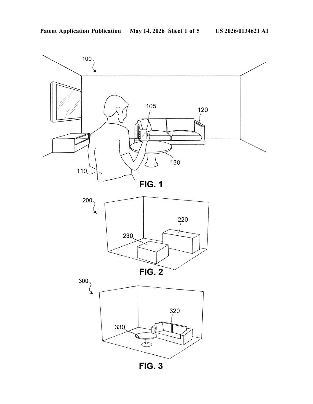 Apple Patent: 3D Object Reconstruction from Point Clouds — figure from US 2026/0134621 A1