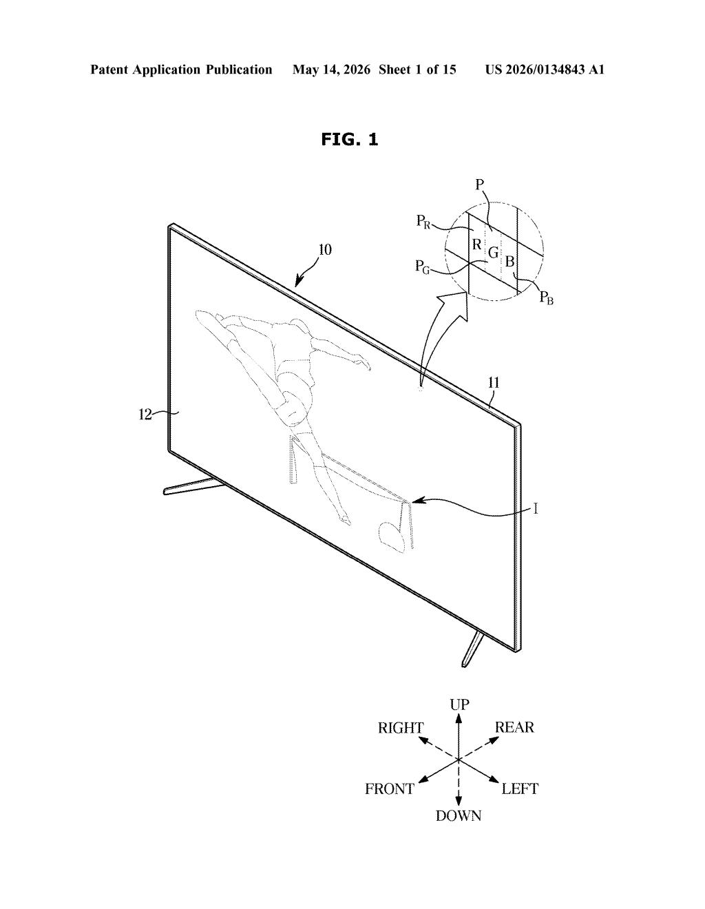 Samsung Patent: Display Brightness Auto-Correction System — figure from US 2026/0134843 A1