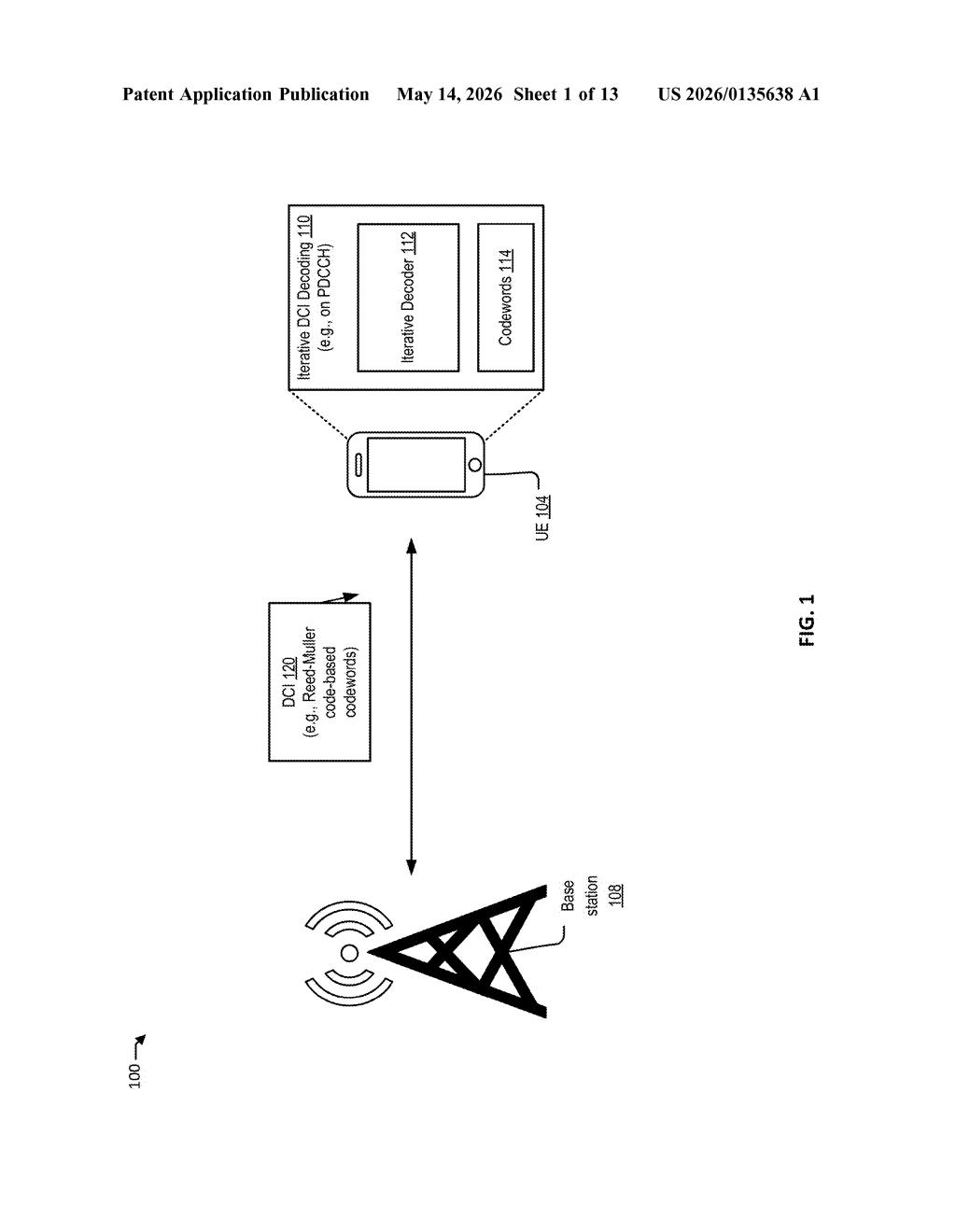 Apple Patent: Iterative Soft-Decision Decoding for 5G — figure from US 2026/0135638 A1