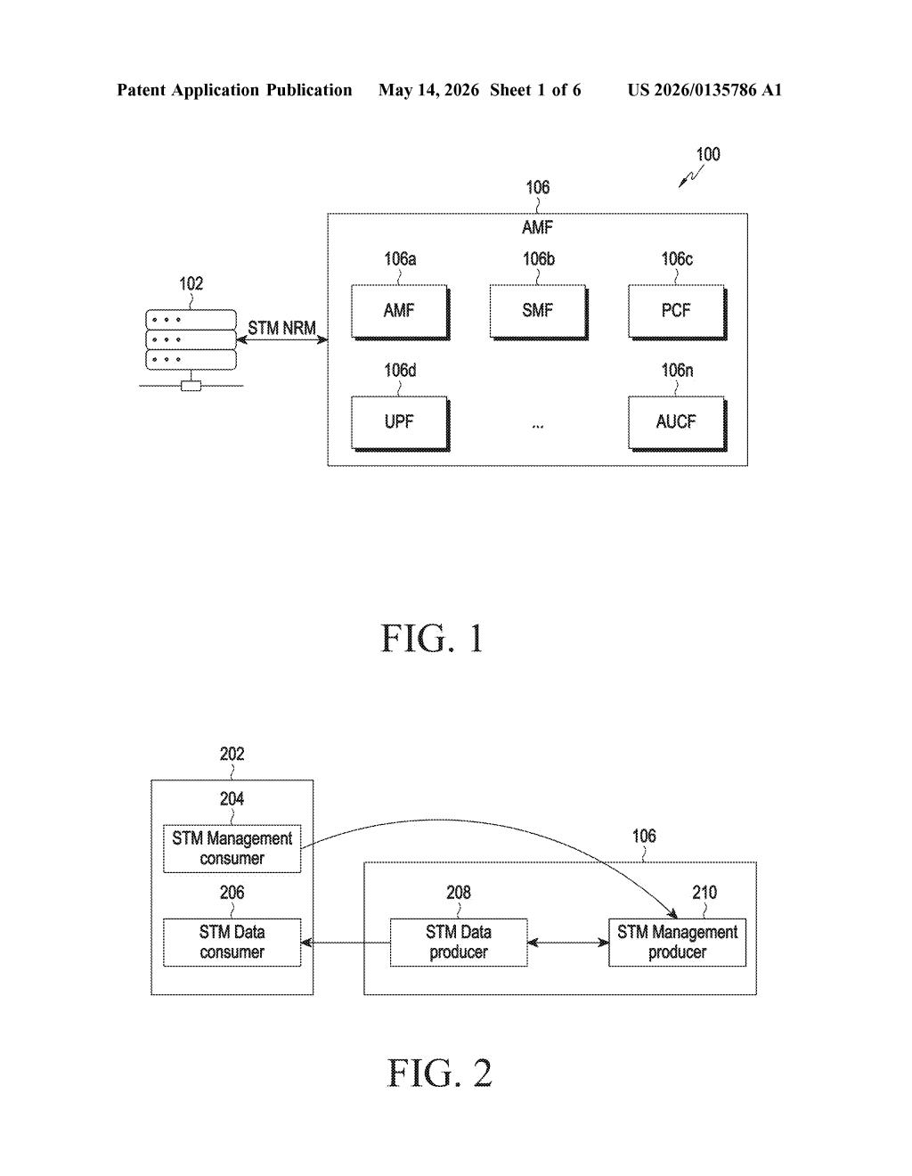 Samsung Patent: 5G Network Signaling Traffic Monitoring — figure from US 2026/0135786 A1