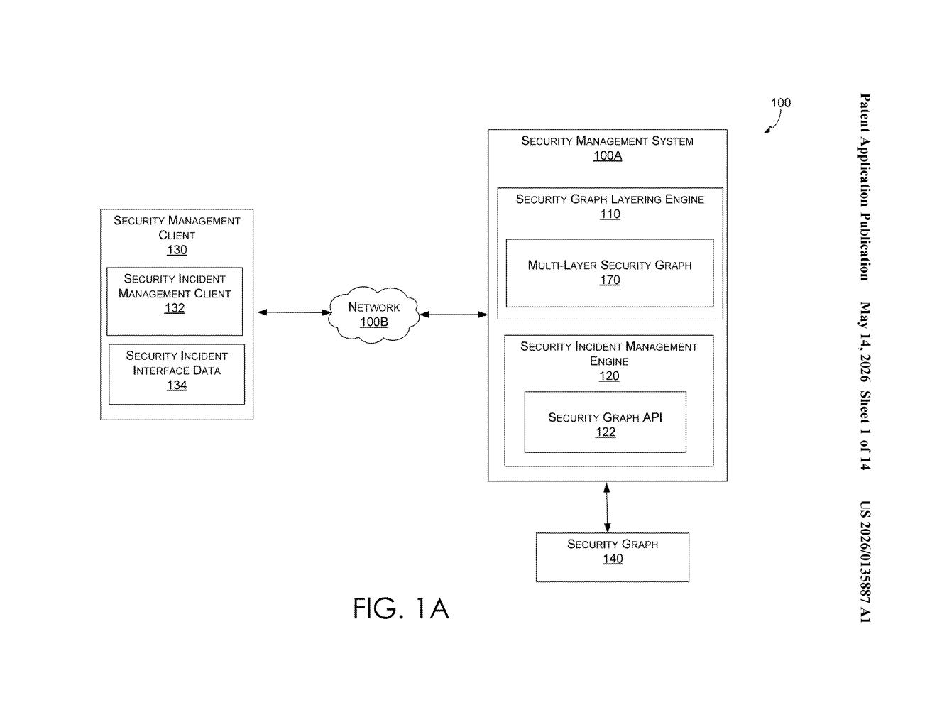 Microsoft Patent: Security Graph Layering Engine Explained — figure from US 2026/0135887 A1