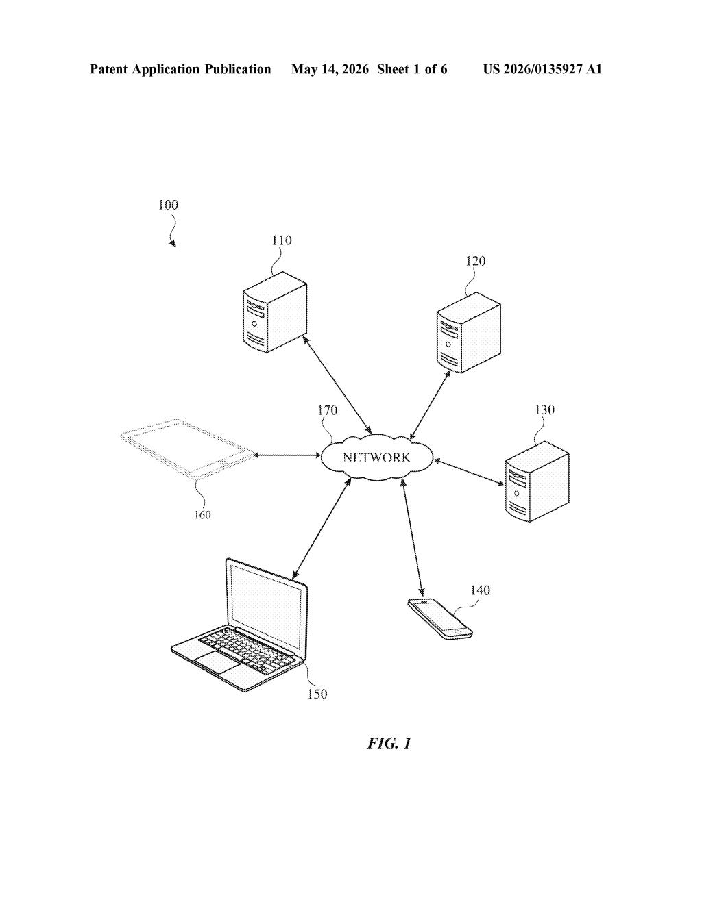 Apple Patent: Push Notification Distribution System — figure from US 2026/0135927 A1