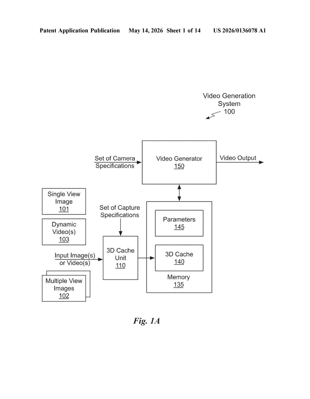 Nvidia Patent: 3D-Grounded Video Generation Explained — figure from US 2026/0136078 A1