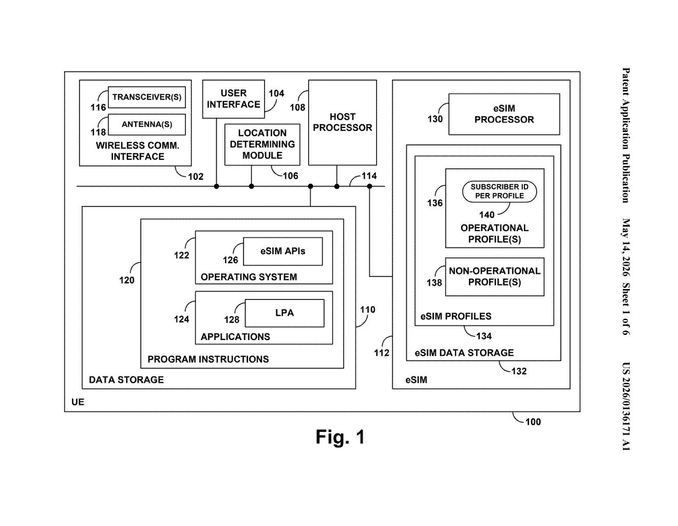 Google Patent: Phone Incognito Mode With Auto-Revert — figure from US 2026/0136171 A1