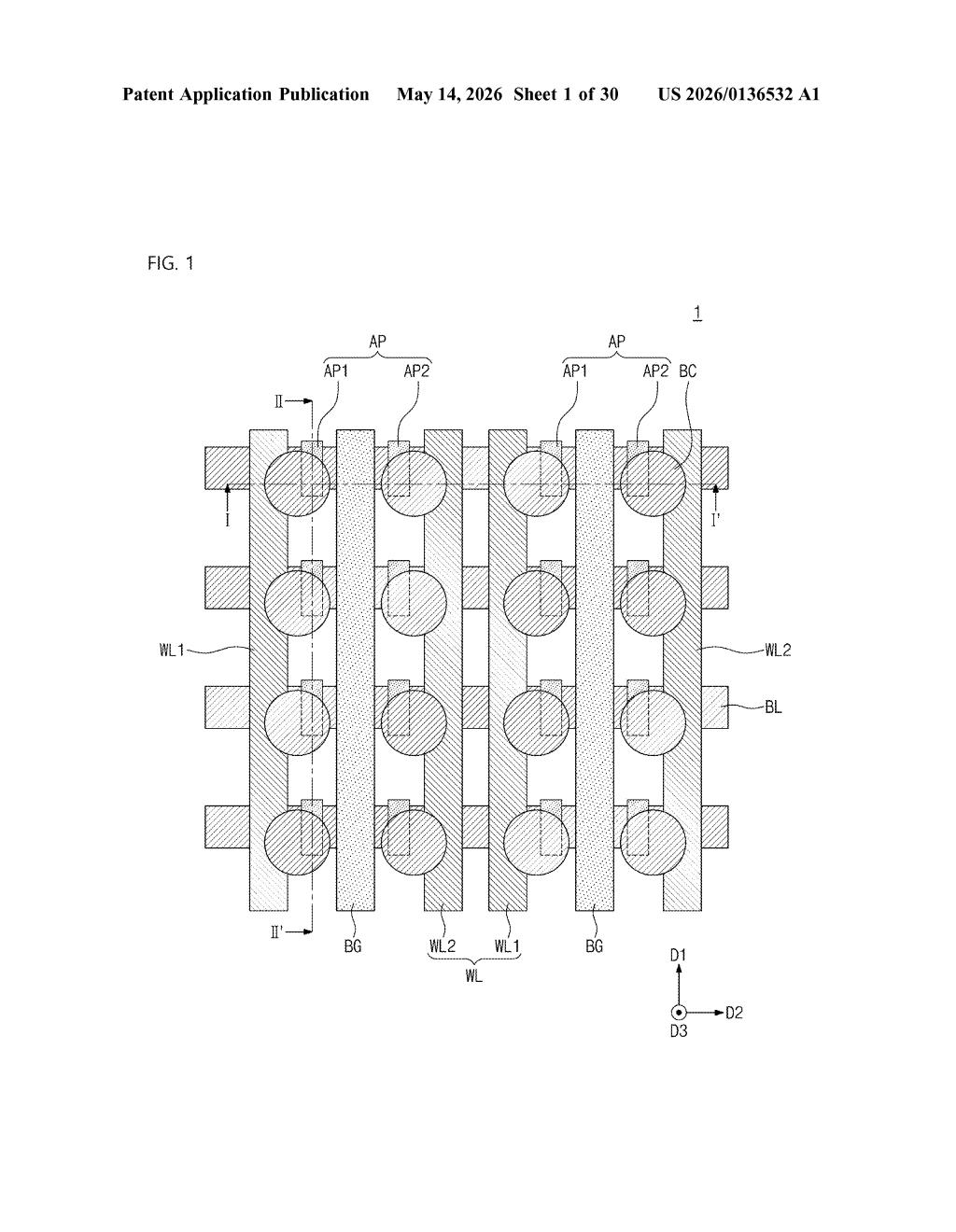 Samsung Patent: Strain-Polarized DRAM Memory Cell Design — figure from US 2026/0136532 A1