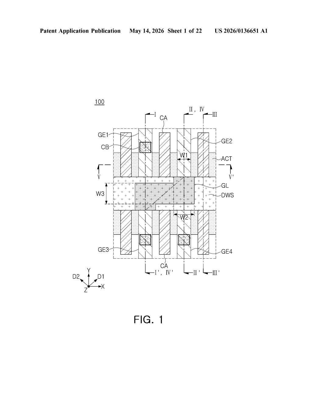 Samsung Patent: Gate-Connected Nanosheet Transistor Design — figure from US 2026/0136651 A1