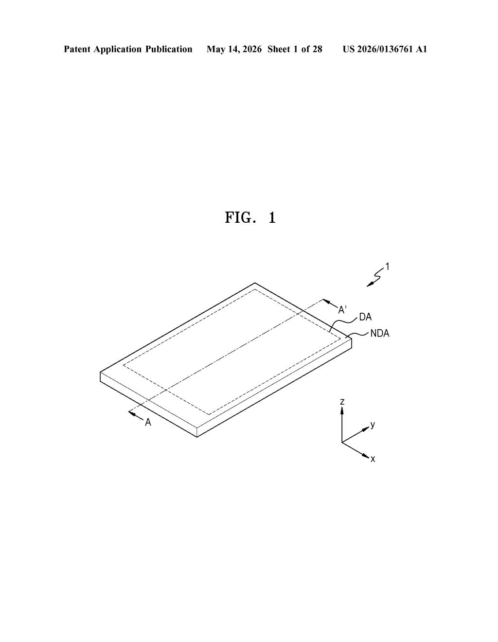 Samsung Display Patent: Dual-Glass OLED Bending Method — figure from US 2026/0136761 A1