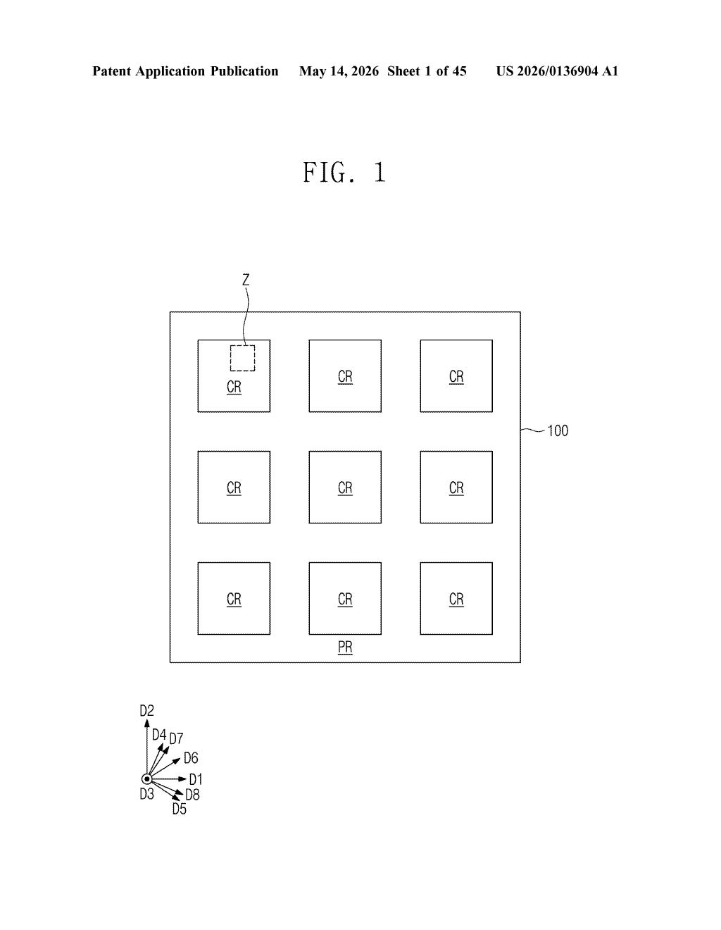 Samsung Patent: Semiconductor Active Pattern Fabrication — figure from US 2026/0136904 A1
