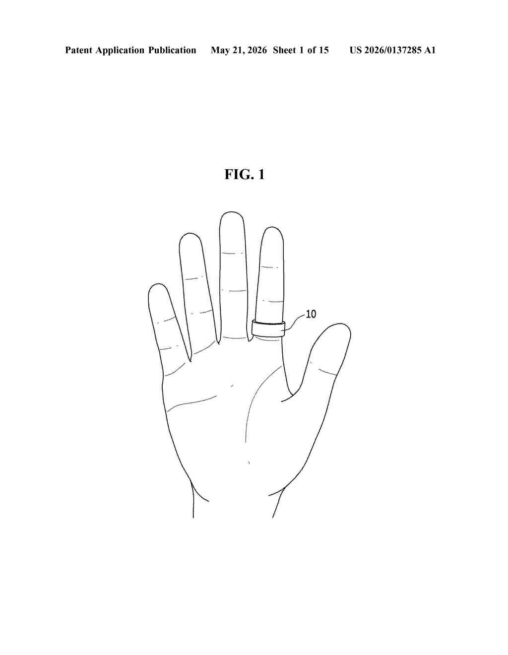 Samsung Patent: Ring Display With Dual-Direction Light Sensing — figure from US 2026/0137285 A1
