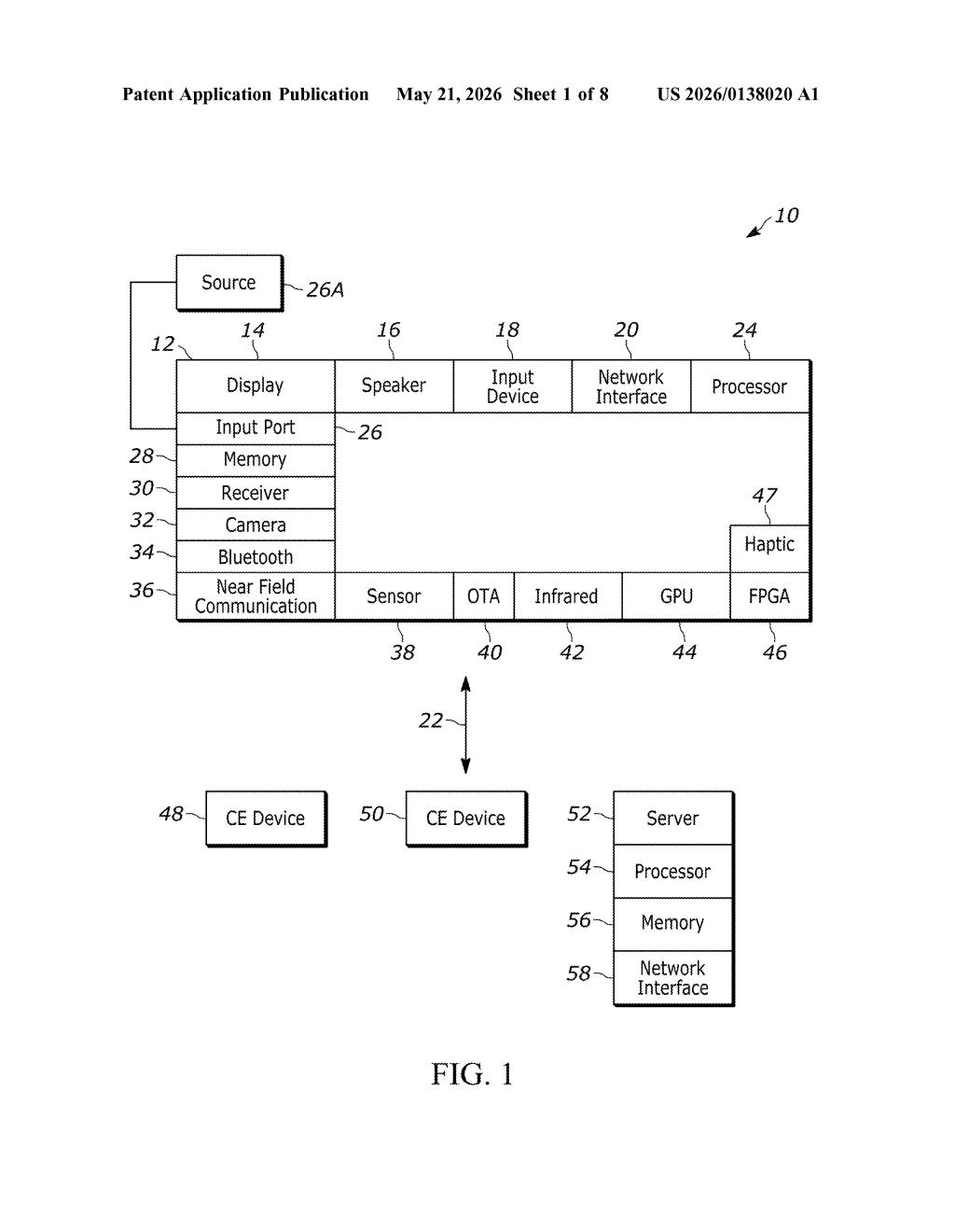 Sony Patent: AI-Generated Games Tied to Your Car Route — figure from US 2026/0138020 A1