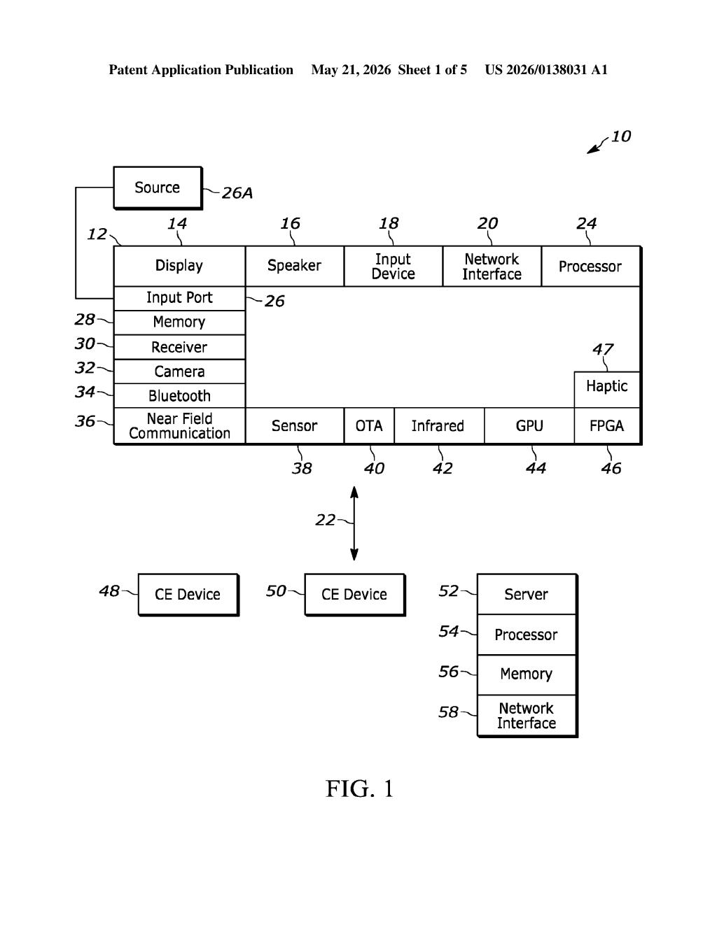 Sony Patent: Auto-Capturing Game Video to Make New Content — figure from US 2026/0138031 A1