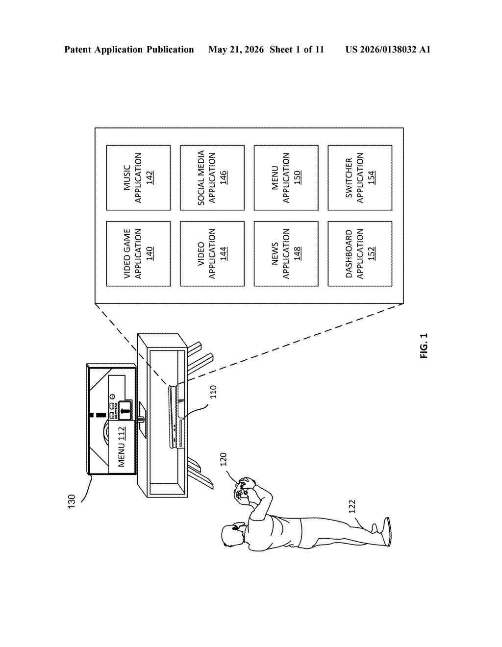 Sony Patent: Controller-Driven PS5 Login via Phone — figure from US 2026/0138032 A1