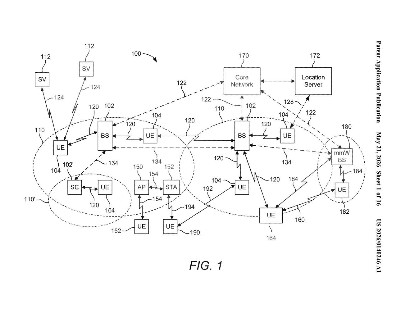 Qualcomm Patent: RF Beam Selection for Radar Sensing — figure from US 2026/0140246 A1
